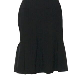 Vintage Chanel Wool Blend Pleated Skirt